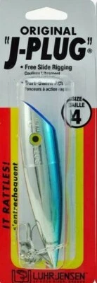 LUHR - JENSEN J-Plug "El Original" #4 Sonajero PLATA AZUL TAPA Foto 1 de 2