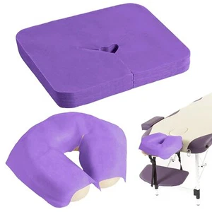100 Pieces Disposable Face Cradle Covers Massage Headrest Covers for Massage - Picture 1 of 6