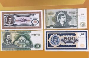 MMM Banknote Bone Set Biletov 1994 Russia MMM Ponzi Scheme Mavrodi Bank