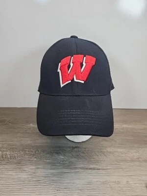 Wisconsin Badgers NCAA New Era TOW Fitted Hat Small Medium One Fit - Image 1 of 4