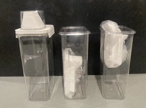 X3 700ml Laundry Detergent Dispenser Clear Container Measuring Cup Liquid Powder - Picture 1 of 5