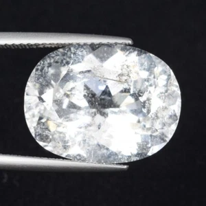 13.31 ct DIAMOND SPARKLING RARE HUE NATURAL PHENAKITE Phenacite Oval See Vdo BL - Picture 1 of 3