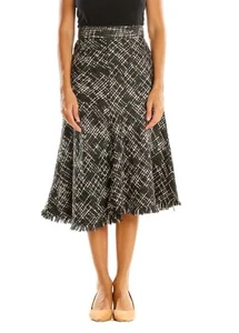 ModCloth Black & White A-Line Skirt - Size S - Picture 1 of 10