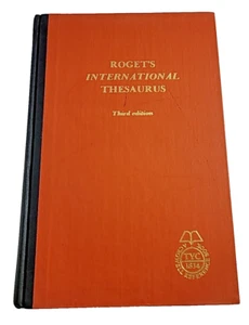 Roget's International Thesaurus - Third Edition Hardcover Reference Book 1962 - Picture 1 of 6