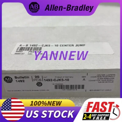 New Sealed Allen Bradley 1492-CJK5-10 Center Jumpers Fast Ship - Image 1 of 3