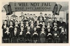 circa 1948 Cub Scout postcard, Martinsburg WV pack 24 , scouting, boys