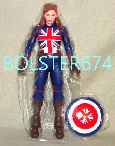 LOOSE CAPTAIN PEGGY CARTER Marvel Legends MCU What If? NO Watcher BAF 6' Figure Cover