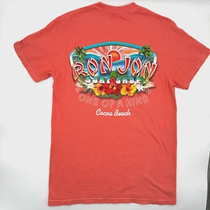 Camiseta de algodón pequeña coralina para hombre Comfort Colors Ron Jon Surf Shop - Imagen 1 de 10
