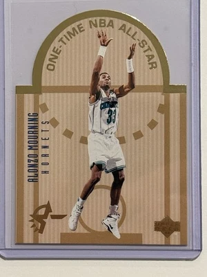 1994 Upper Deck SP Alonzo Mourning One Time NBA All Star Die Cut #E2 Insert HOF - Image 1 of 2