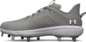 Under Armour Men's Yard Low Mt Baseball Cleat Shoe, Gray, 9.5 - Picture 1 of 5
