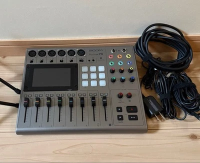 Zoom PodTrak P8 Portable Multitrack Podcast Recorder Silver – Tested & Working - Image 1 of 4