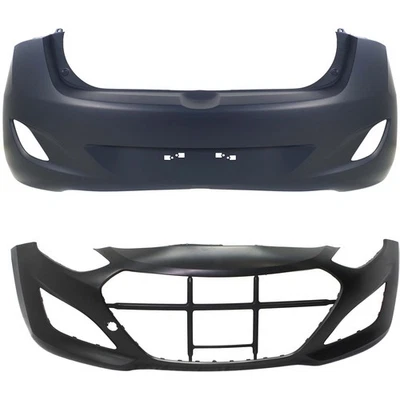 86511A5000, 86611A5000 New Bumper Covers Fascias Set of 2 Front & Rear Pair Foto 1 de 4