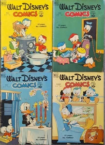 Walt Disneys Comics & Geschichten 4 Stück #116 117 118 119 Dell 1950 Donald Duck - Bild 1 von 17