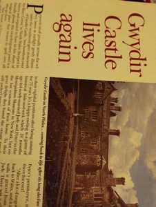 Sk242 Ephemera 90er Jahre Artikel Schloss Gwydir - Bild 1 von 1