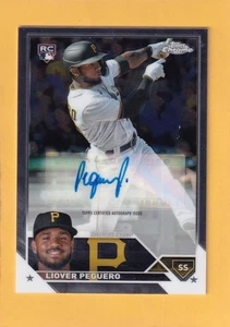 Autografo Aggiornamento 2023 Topps Chrome #AC-LP Liover Peguero Pirates RC NM-MT+ Auto - Foto 1 di 2