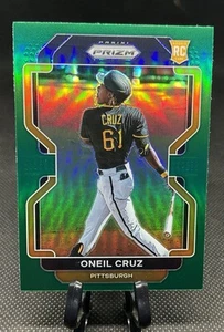 Panini Prizm 2022 verde #118 Oneil Cruz T2 RC - Pittsburgh Pirates - Imagen 1 de 3