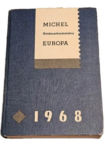 Libro de estampillas alemanas de tapa dura Michel Europa 1968 de colección catálogo de sellos  - Imagen 1 de 6