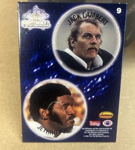94 Roger Staubach Football Jack Lambert/Jethro Pugh - Vintage Pogs Card - Picture 1 of 3
