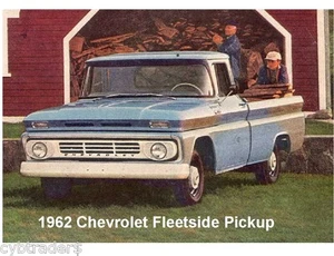 Chevrolet Fleetside 1962 camioneta camioneta refrigerador/caja de herramientas imán - Imagen 1 de 1
