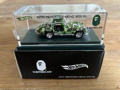 Hot Wheels x A Bathing Ape Bape 1:64  Mercedes Benz 300 SL Rare Japan Camo RLC  - Bild 1 von 4