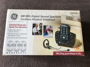 GE Hands Free Home Phone 27017GE2 Digital Spread Spectrum 20 Channel Cordless - Picture 1 of 5
