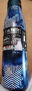 TAL Acciaio Inox Mag Acqua Calda Fredda Caffè Bevanda Bottiglia Blu Top Magnetico - Foto 1 di 11