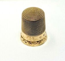 Thimble Little House Tortoise Shell Metal Thimble for Long 