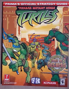 Teenage Mutant Ninja Turtles Prima's Strategy Guide Gamecube/GBA/PS2/XBOX - Foto 1 di 2
