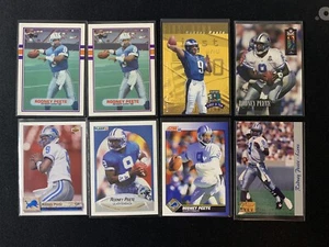 Rodney Peete Lot (8) Topps Fleer Upper Deck - Picture 1 of 4