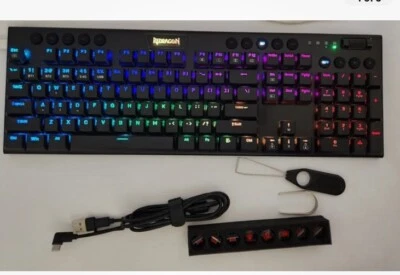 Redragon K621 - RGB Mechanical Keyboard 2.4Ghz/Wired - Image 1 of 4