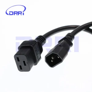 IEC 320 C14 macho a 2x 3x 4x 6x hembra divisor en Y cable de alimentación extensión - Imagen 1 de 17
