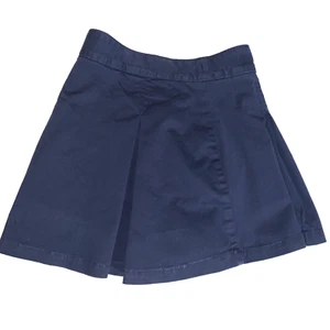 Gap Size 12 Navy Blue Uniform Pleated Skort Girls - Picture 1 of 8
