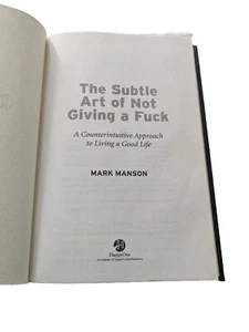 The Subtle Art of Not Giving a Fck First Edition By Mark Manson - Picture 1 of 9