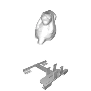 Holder Mount Compatible with Asus Xtion Pro 3D Scanner for Tablet Systems - Imagen 1 de 3