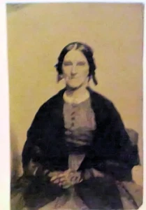 US TIN TYPE FASHION  LADY WAIST UP - Picture 1 of 1