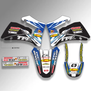 2000-2007 YAMAHA TTR 125 TTR125 KIT DE GRÁFICOS CIRCUITO PROFESIONAL KIT DE GRÁFICOS CALCOMANÍAS - Imagen 1 de 1