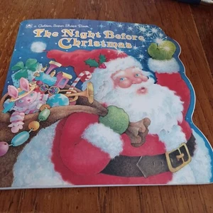 Super Shape Bks.: The Night Before Christmas by Golden Books Staff FREE SHIPPING - Picture 1 of 5