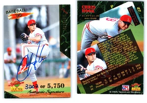 Autógrafo Chris Hook, Gigantes de San Francisco, Signature Rookies #27 (1995) - Imagen 1 de 1