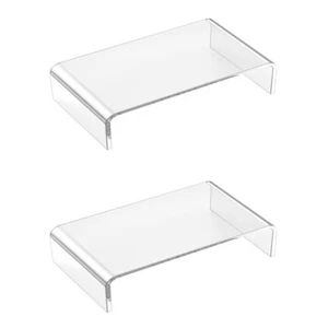 2 Pack Aufzug Fräulein Computer-Erhöhungsständer Monitorerhöhungen - Afbeelding 1 van 12