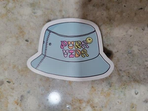 New Pura Vida Bucket Hat Sticker ONLY - Picture 1 of 1
