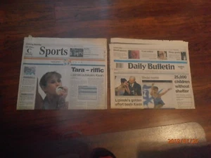 News Paper article 1998 Tara Lipinski Feb. 21, 1998 about Winning the Gold Medal - Picture 1 of 11