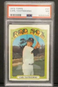 1972 Topps Carl Yastrzemski #37 PSA 7 NM - Picture 1 of 2