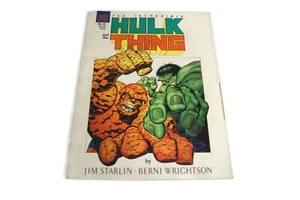 Vintage The Incredible Hulk and the Thing Marvel Graphic Novel Starlin Wrightson - Picture 1 of 5