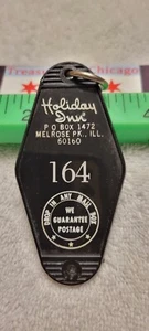Vintage Holiday Inn Melrose Park Illinois Key Fob Room 164 Mannheim Mob Hotel - Picture 1 of 3