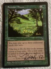 Summer Bloom Visions Uncommon Signed Artist Proof Nicola Leonard