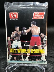 Muhammad Ali 1991 AW All World Boxing  Premier Edition Sealed Pack. 