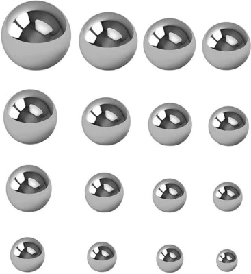 High Precision Steel Bearing Balls Solid Steel Ball 1/2/3/5/6/7/8/9/10 to 100mm - Image 1 of 3