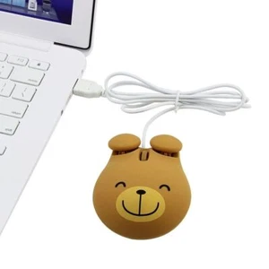 Ergonomic 1200DPI Bear Computer Mice Wired Mouse USB Optical 3D Animals Mause - Picture 1 of 14