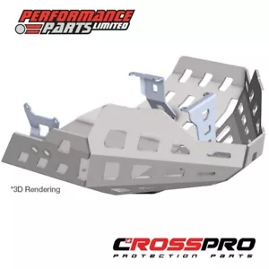 Honda NX500 2024 CrossPro Ice Silver Aluminium Engine Bash Plate Sump Guard - Picture 1 of 10