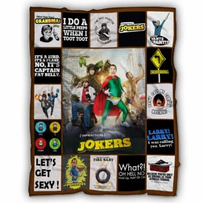 MEPERUS Impractical Jokers Blanket, Impractical Jokers TV Series Fleece, Sherpa Blanket